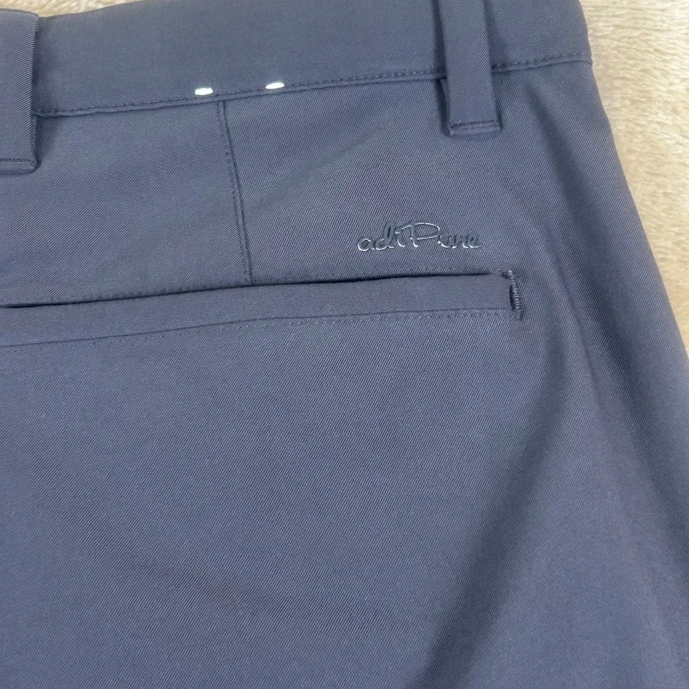 ADIPURE By‎ Adidas Golf Performance Stretch Flat Front Pants Heather Blue 32X32